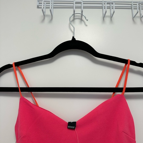 Windsor Hot Pink Bodycon Dress - Picture 3 of 4